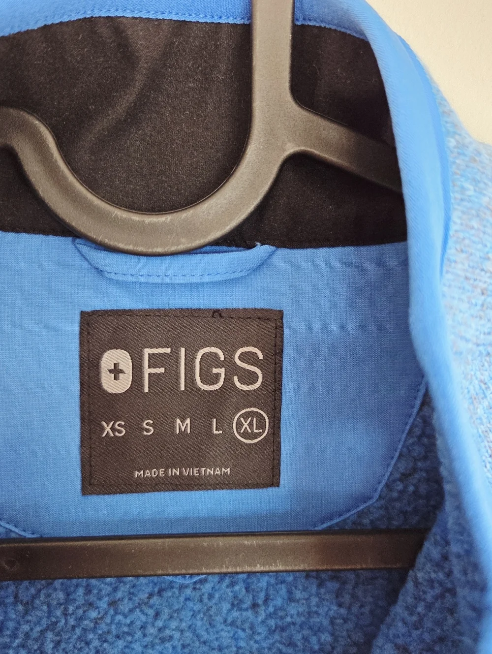 Figs On-Shift Fleece Jacet Blue XL Blue - Picture 2 of 6